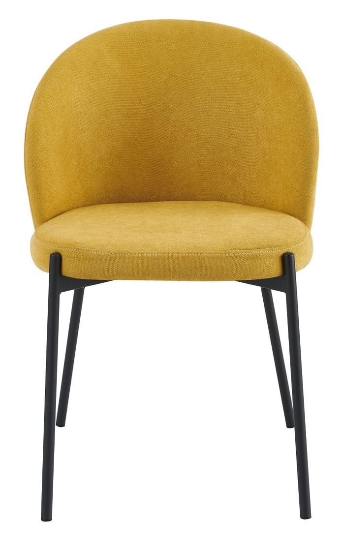 shelly_senape1 Sedia Shelly in Tessuto Senape con Gambe Nere