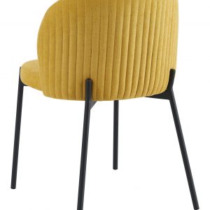 shelly_senape3 Sedia Shelly in Tessuto Senape con Gambe Nere