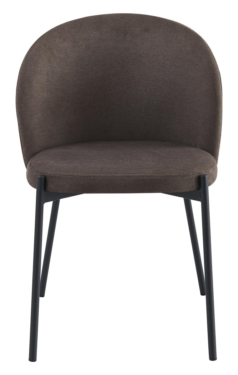 shelly_tabacco1 Sedia Shelly in Tessuto Tabacco con Gambe Nere