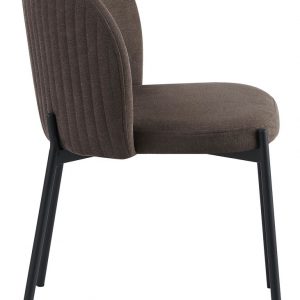 shelly_tabacco2 Sedia Shelly in Tessuto Tabacco con Gambe Nere