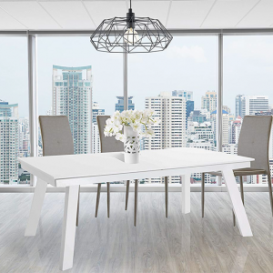 tavolo_adige_dotolo_mobili Tavolo ADIGE allungabile con struttura in metallo laccato bianco