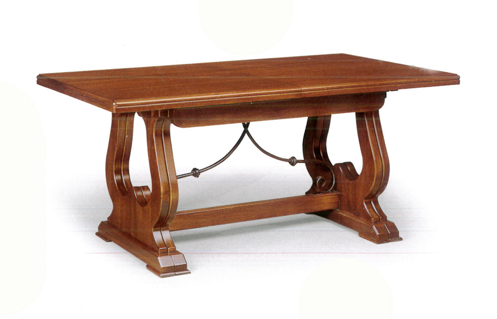 Tavolo Rettangolare CUORE allungabile in elgno  180 x 85