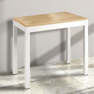 Tavolo Consolle allungabile 300cm Rovere e Bianco Frassino
