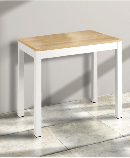 Tavolo Consolle allungabile 300cm Rovere e Bianco Frassino