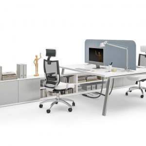 Scrivanie Bench 2 postazioni in appoggio mod.Ibiza