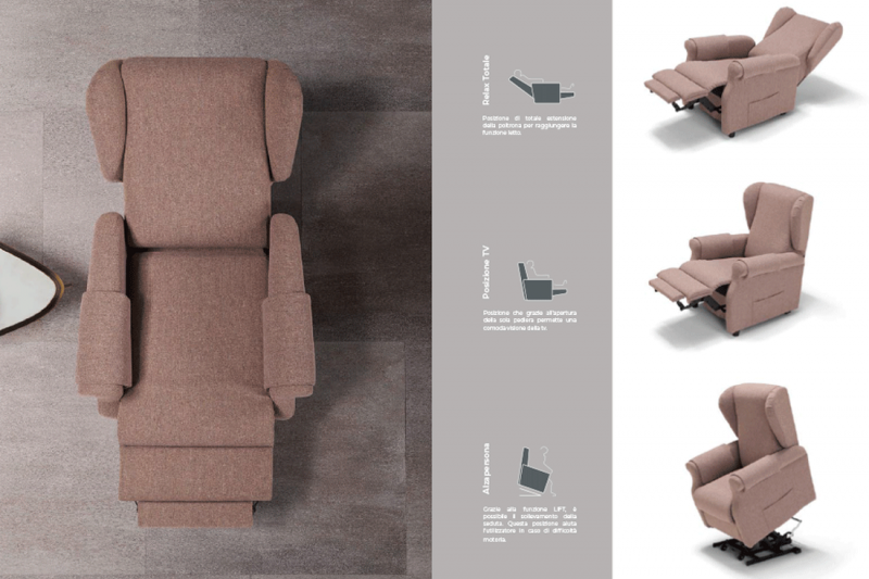 Poltrona Relax Vanity Lift 2 Motori