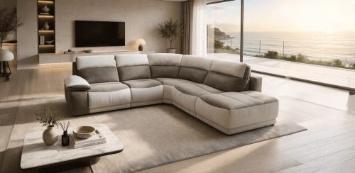 Divano Angolare Maura – Relax, Componibile e Personalizzabile | 252x224 cm