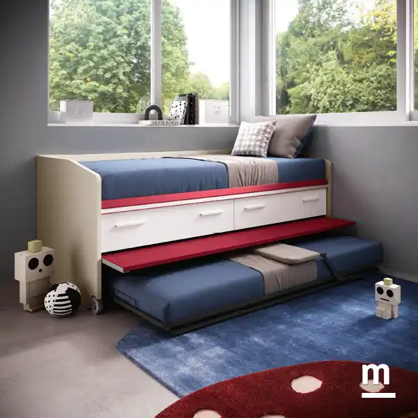 Cameretta Moretti Compact K110 con Letto Space Idea