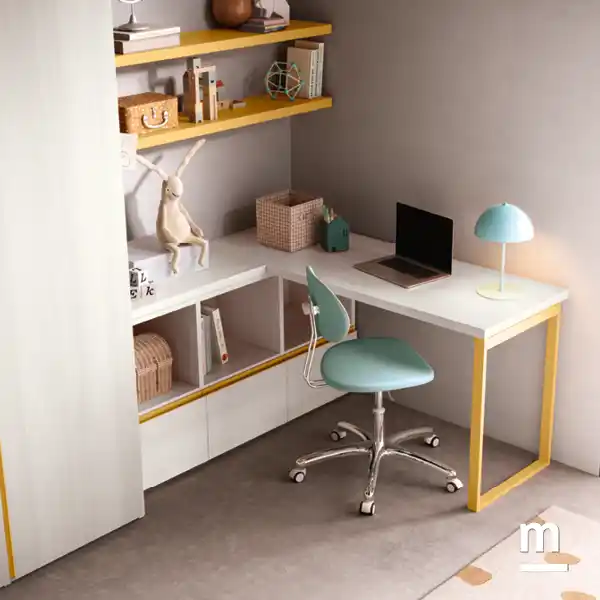Cameretta Moretti Compact K113 con Armadio Angolare e Scrivania