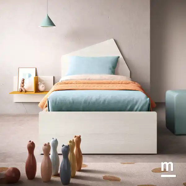 Cameretta Moretti Compact K113 con Armadio Angolare e Scrivania