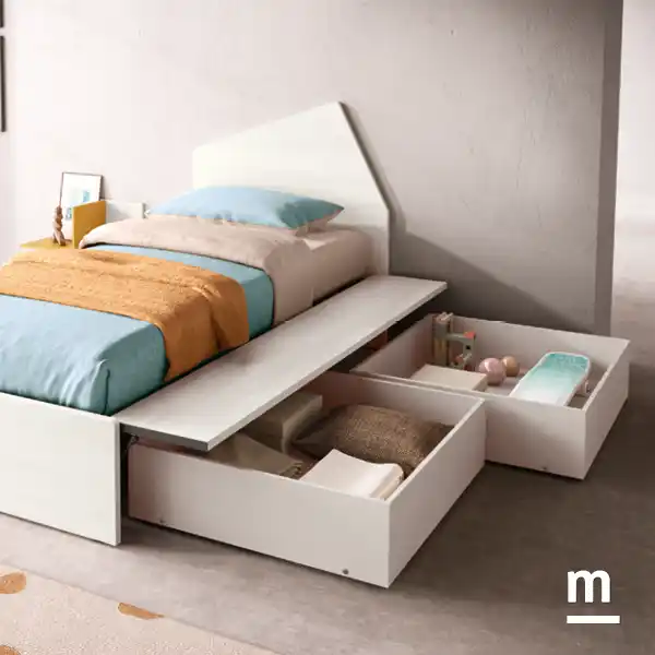 Cameretta Moretti Compact K113 con Armadio Angolare e Scrivania