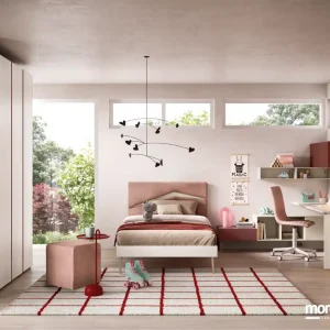 Cameretta Moretti Compact K115 con Letto Imbottito