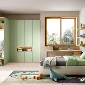 Cameretta Moretti Compact K117 con Armadio Angolare