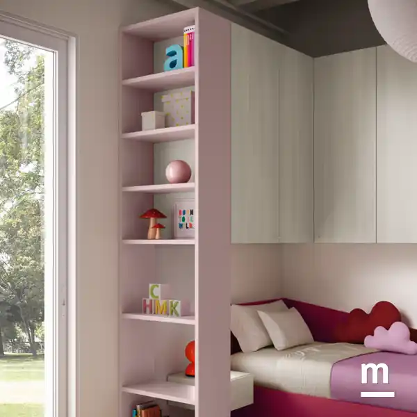 Cameretta Moretti Compact K119 con Ponte e Libreria