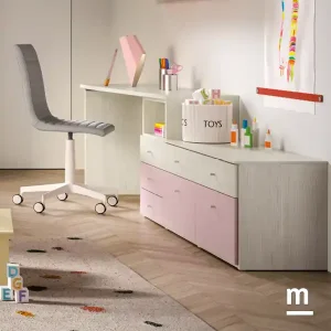 Cameretta Moretti Compact K119 con Ponte e Libreria