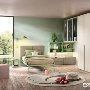 Cameretta Moretti Compact K120 con Armadio a Ponte