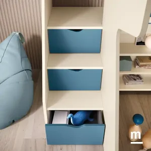 Cameretta Moretti Compact K123 con Soppalco Concept