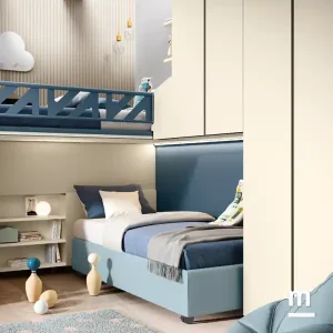 Cameretta Moretti Compact K123 con Soppalco Concept