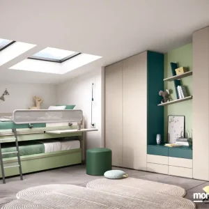 Cameretta Moretti Compact K124 per Mansarda