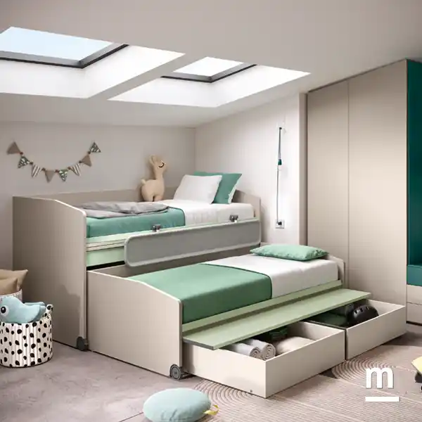 Cameretta Moretti Compact K124 per Mansarda