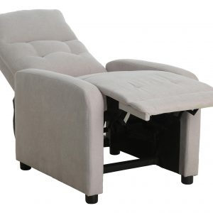 0050330 (2) 144/01 Poltrona relax manuale Emily tessuto sabbia