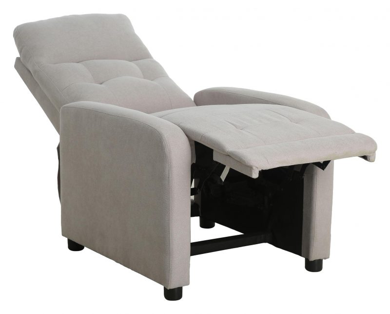 0050330 (2) 144/01 Poltrona relax manuale Emily tessuto sabbia