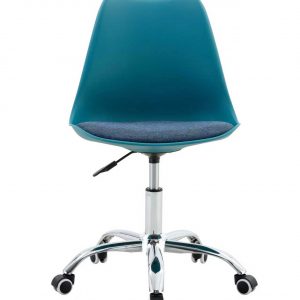 113/01 Sedia da scrivania blu avio con pistoncino a gas