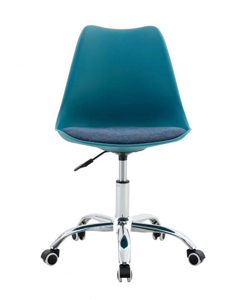 113/01 Sedia da scrivania blu avio con pistoncino a gas