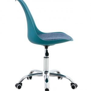 113/01 Sedia da scrivania blu avio con pistoncino a gas