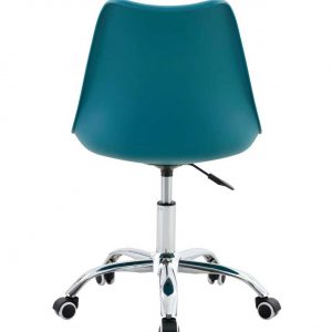113/01 Sedia da scrivania blu avio con pistoncino a gas
