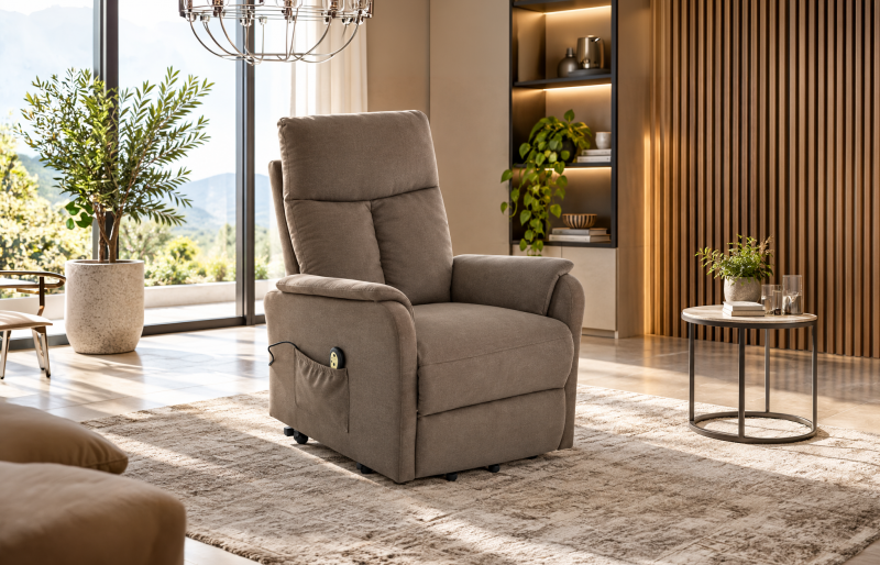 144/04 Poltrona relax elettrica 1 motore con funzione lift