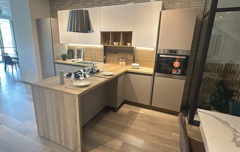 Cucina RIO con penisola - OFFERTA EVO CUCINE