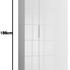 41vhehPjBSL._AC_SL1086_ 155/02 Armadio con 2 Ante 70x35x188h