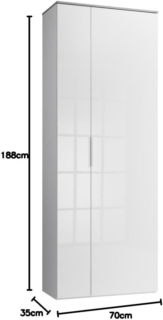 41vhehPjBSL._AC_SL1086_ 155/02 Armadio con 2 Ante 70x35x188h