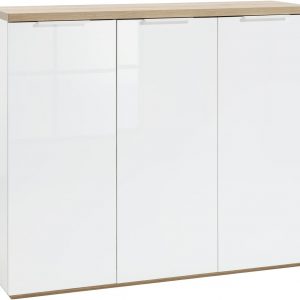 513HT2IutLL._AC_SL1500_ 155/05 Scarpiera della Linea MUNDI con 3 Ante, cm 120x36x103h