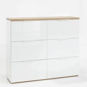 518gvY18FJL._AC_SL1500_ 154/09 Scarpiera della Linea MUNDI con 6 Ribalte 120x36x103cm
