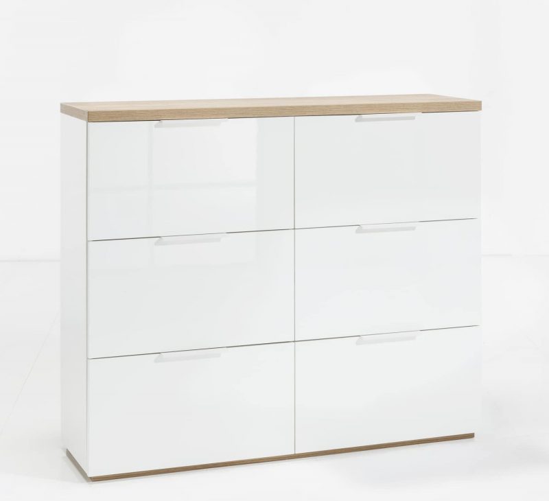 518gvY18FJL._AC_SL1500_ 154/09 Scarpiera della Linea MUNDI con 6 Ribalte 120x36x103cm