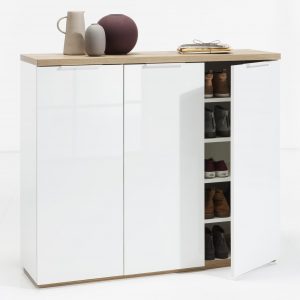51fo8KZukxL._AC_SL1500_ 155/05 Scarpiera della Linea MUNDI con 3 Ante, cm 120x36x103h