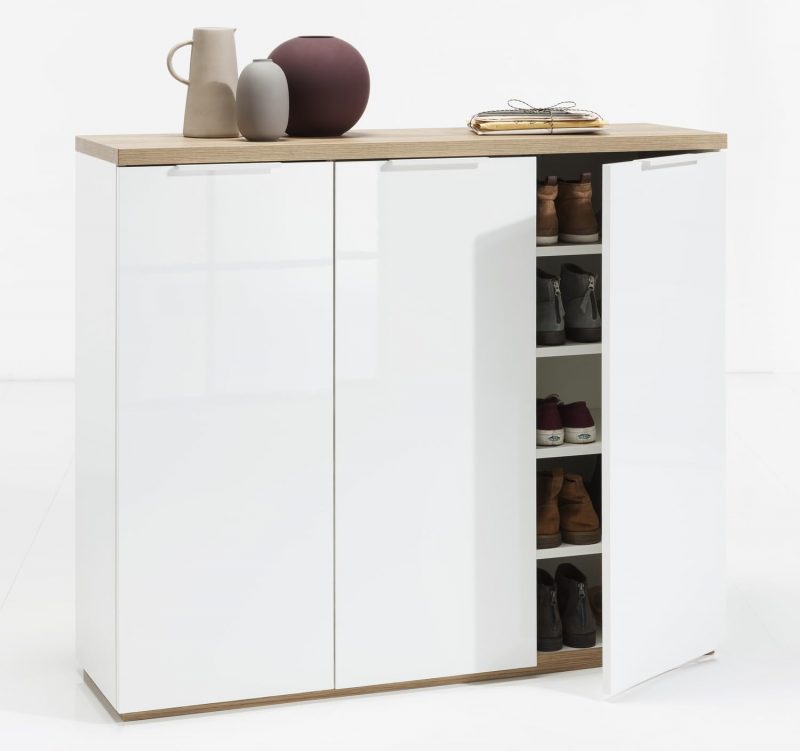 51fo8KZukxL._AC_SL1500_ 155/05 Scarpiera della Linea MUNDI con 3 Ante, cm 120x36x103h
